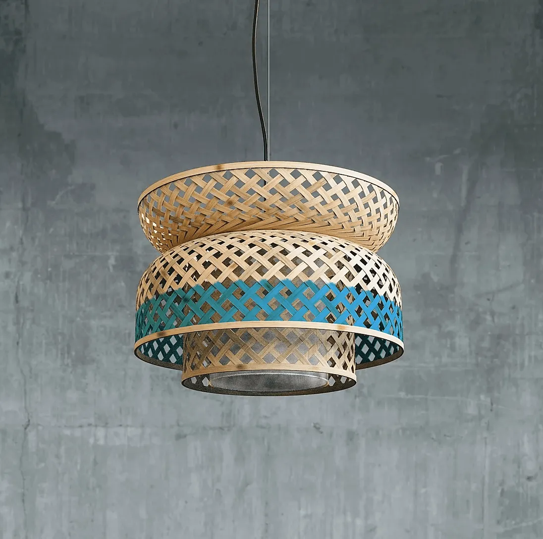 Lotus Bamboo Pendant Lamp