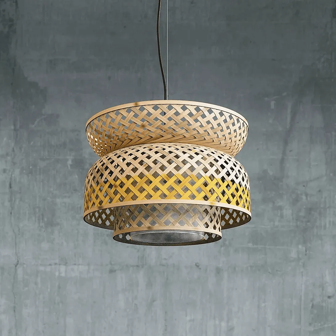 Lotus Bamboo Pendant Lamp