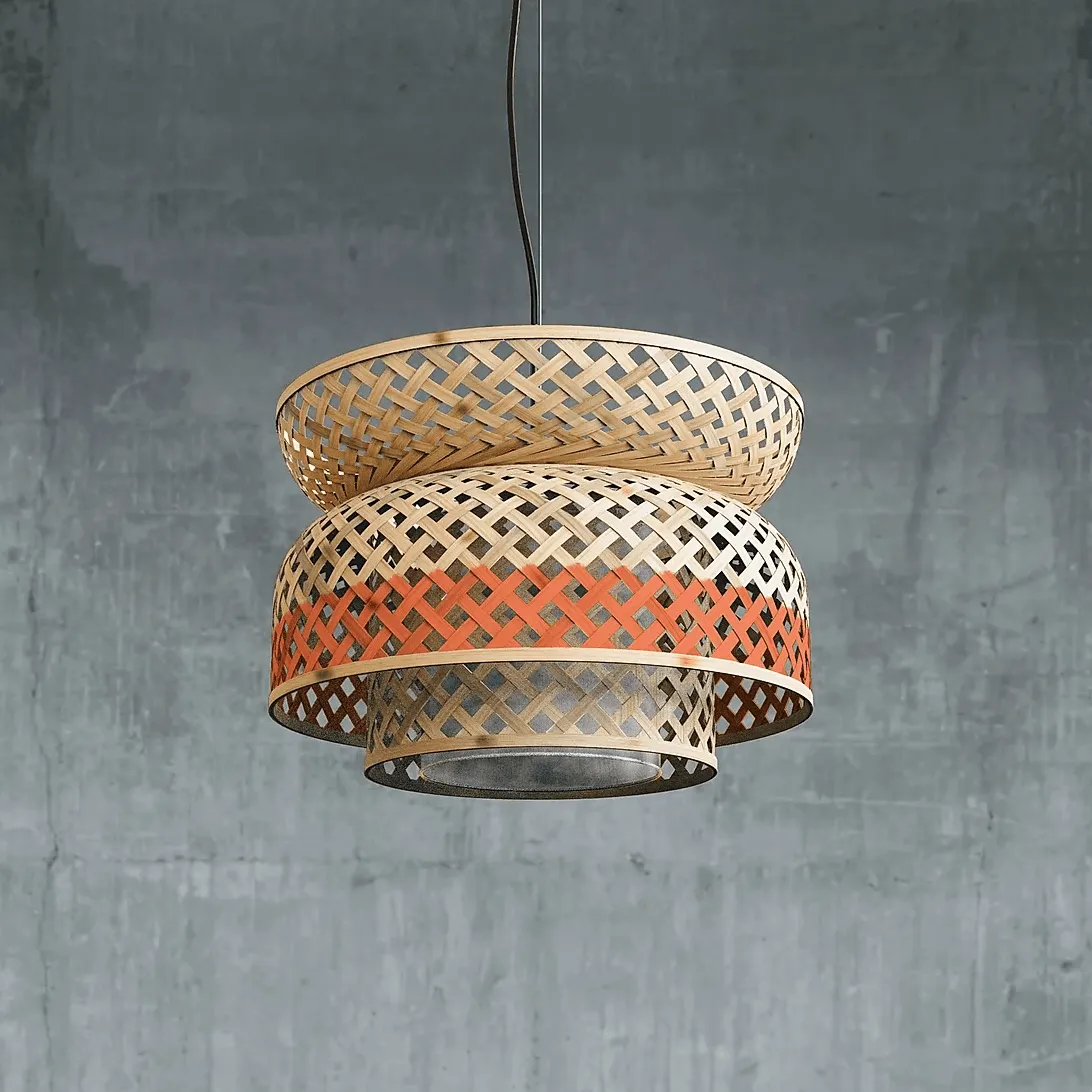 Lotus Bamboo Pendant Lamp