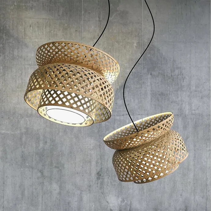 Lotus Bamboo Pendant Lamp