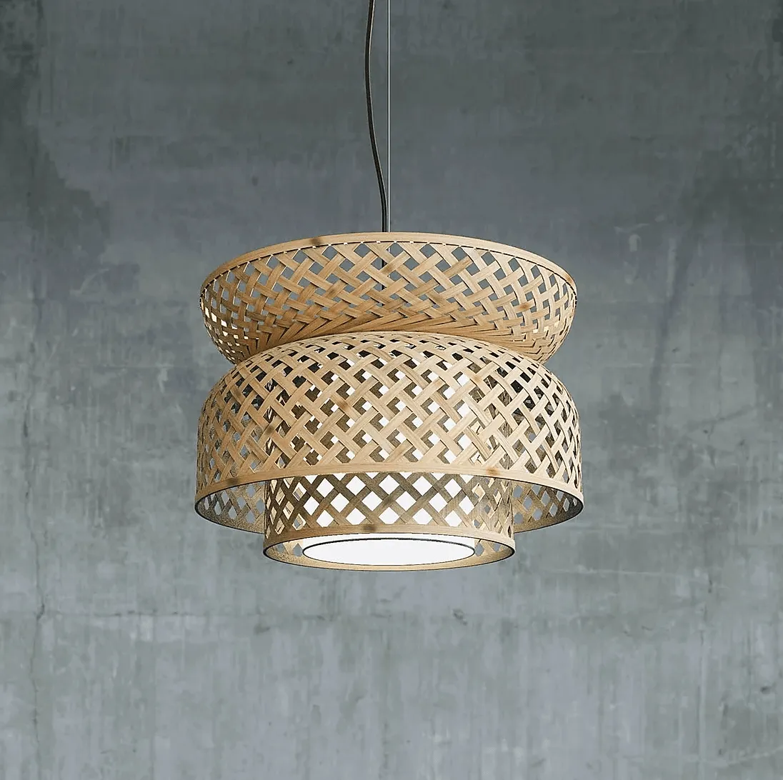 Lotus Bamboo Pendant Lamp