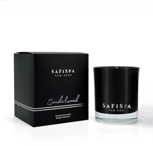 Luxury Sandalwood Soy Candle | Relaxation & Stress Relief | SaFiSpa