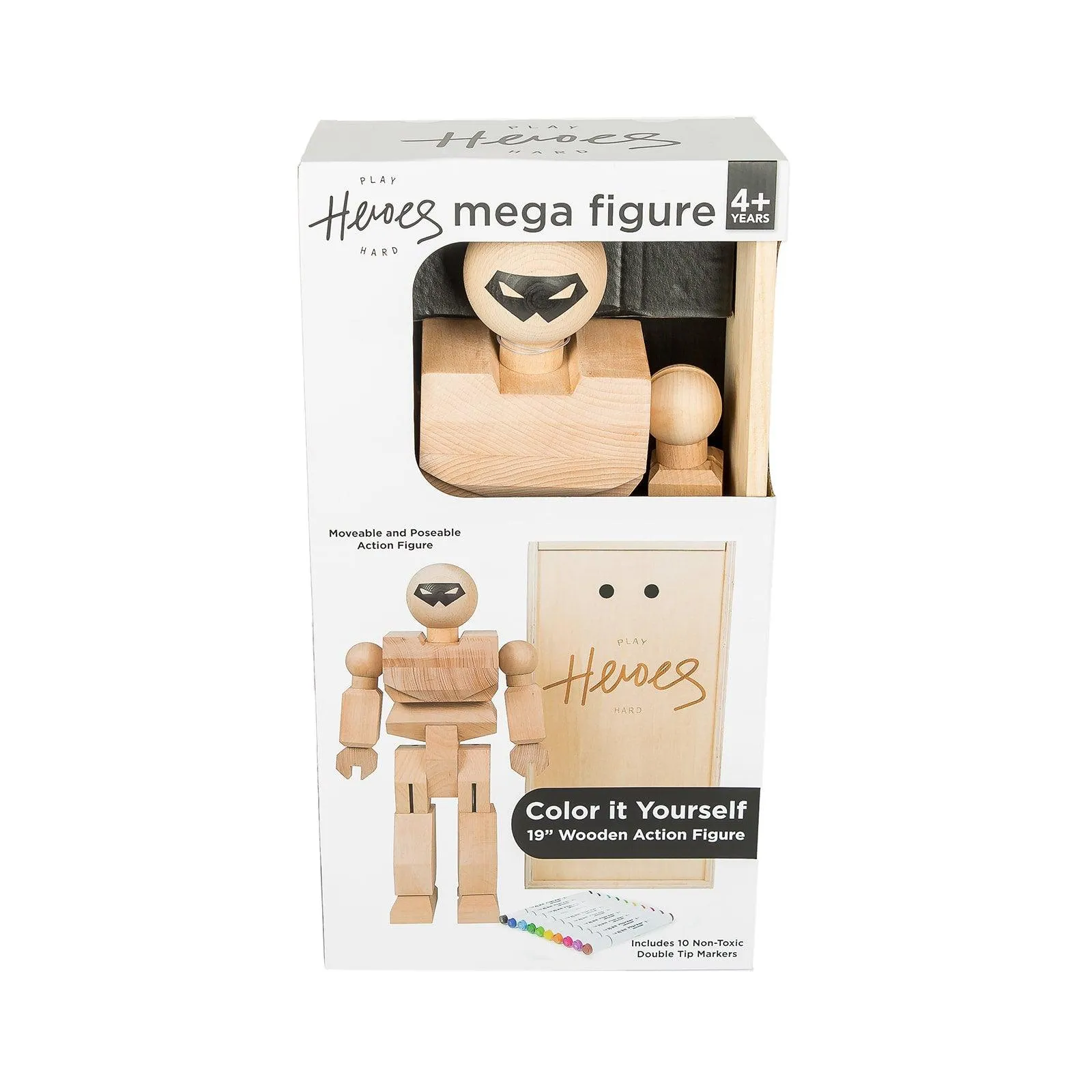 Megafigure Wood Action Figure