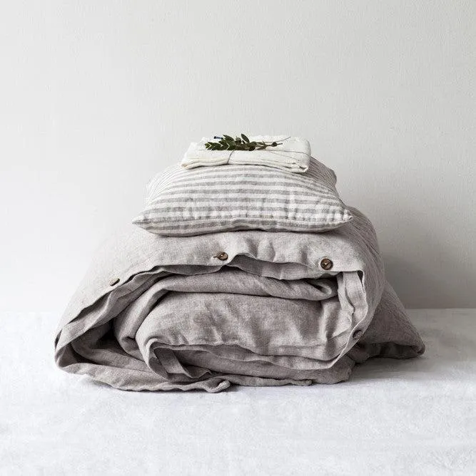 Melange Linen Duvet Cover