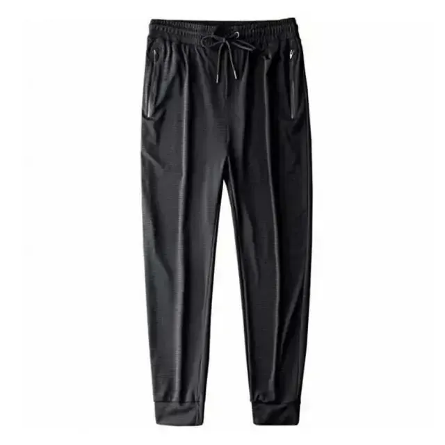 Men Trousers Adjustable Ankle-Tied