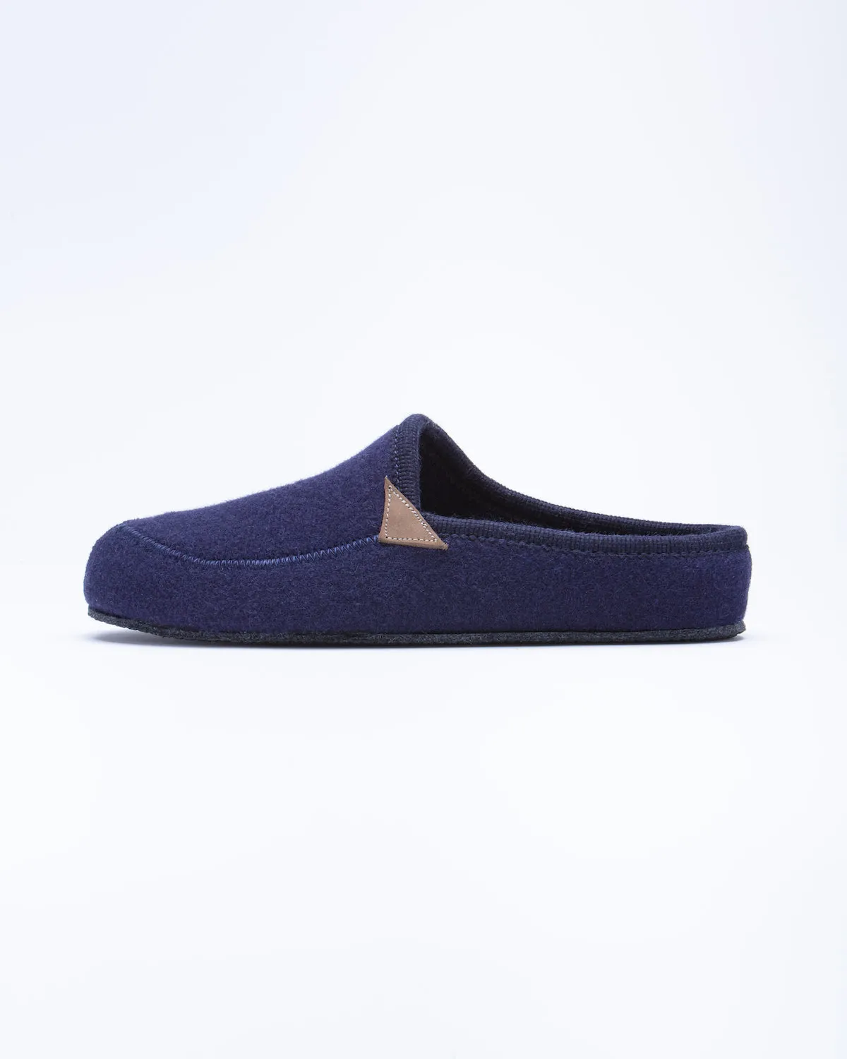 Men's Casies Wool Felt Mule Slipper Navy