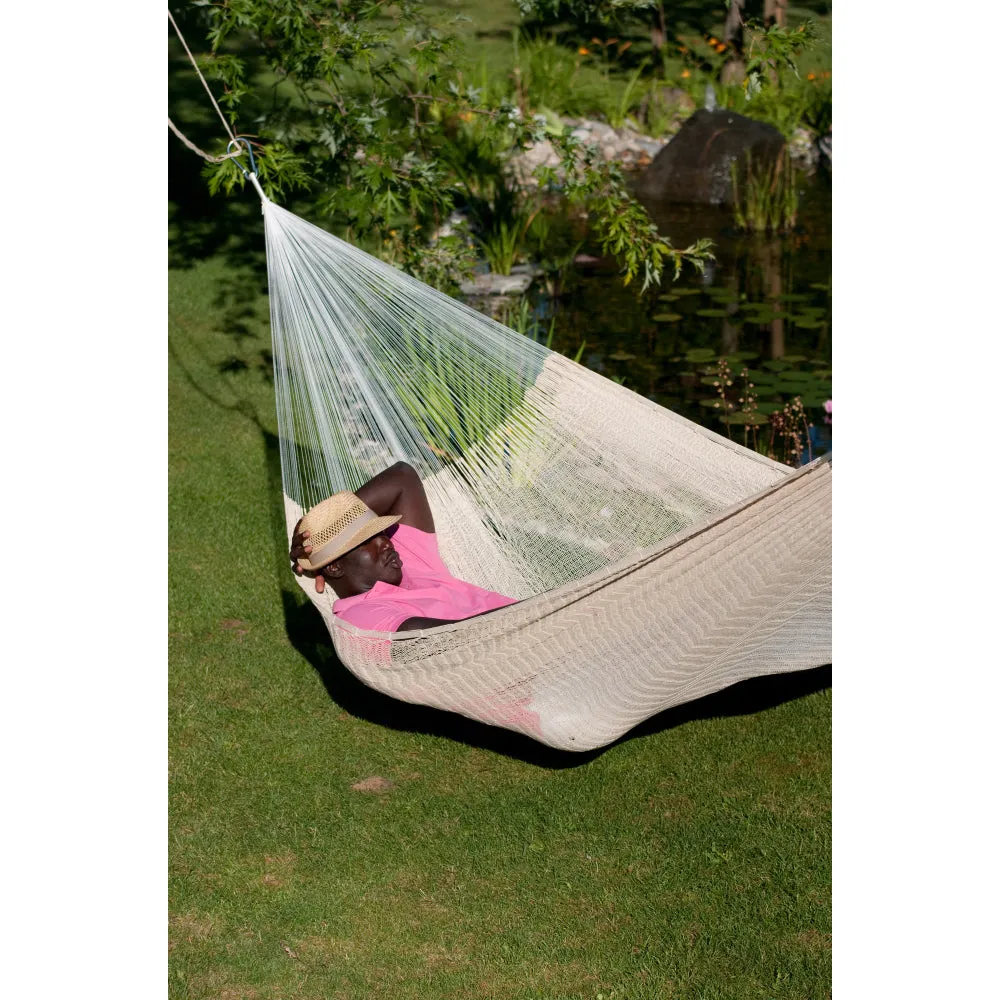 Mexican Family Hammock - Natural White