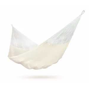 Mexican Matrimonial Hammock - Natural White