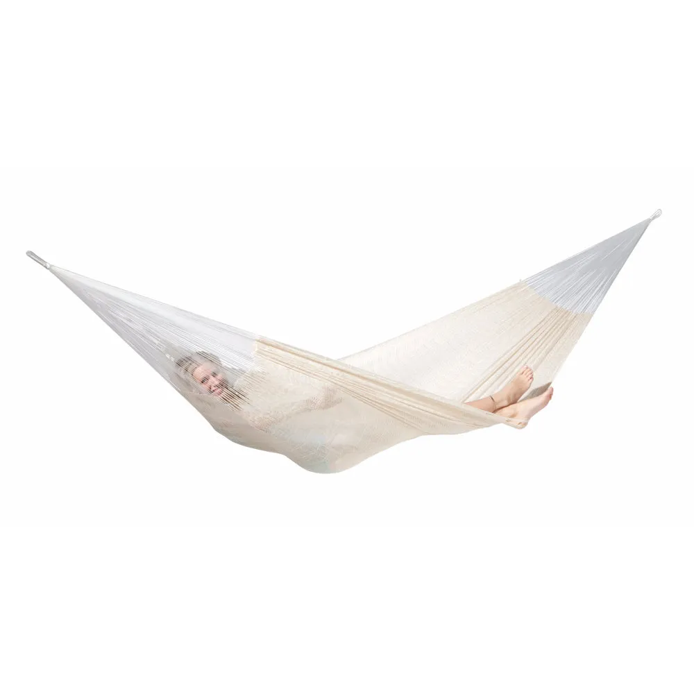 Mexican Matrimonial Hammock - Natural White