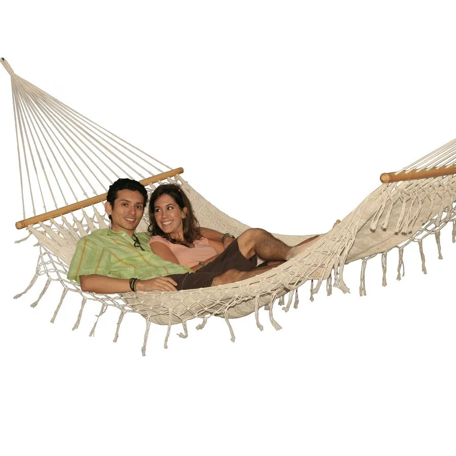 Mexican Resort Style Hammock - Natural White