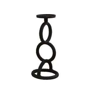 Mud Pie Chainlink Candlestick - small