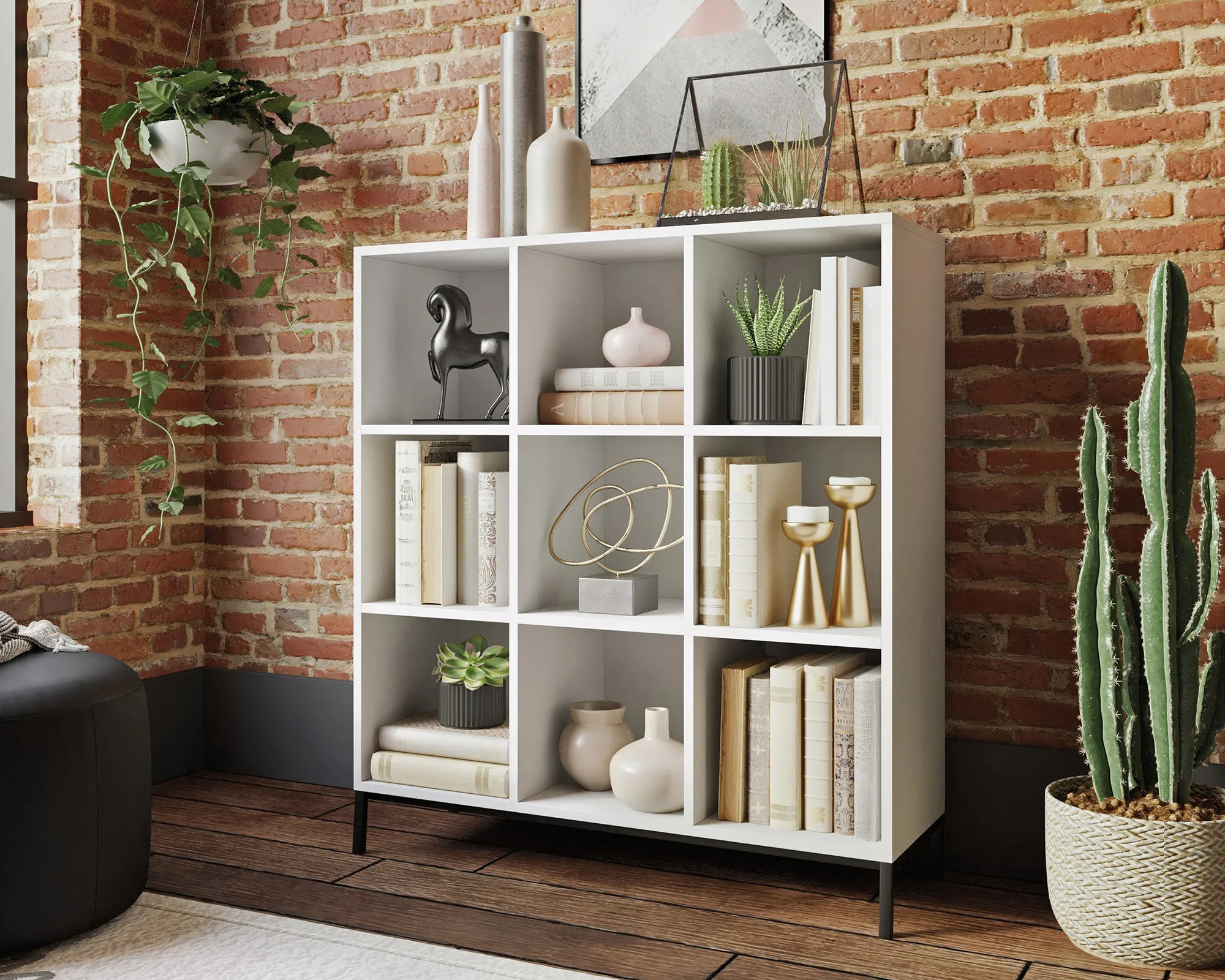 North Avenue 9-Cube Organizer Wh 3a