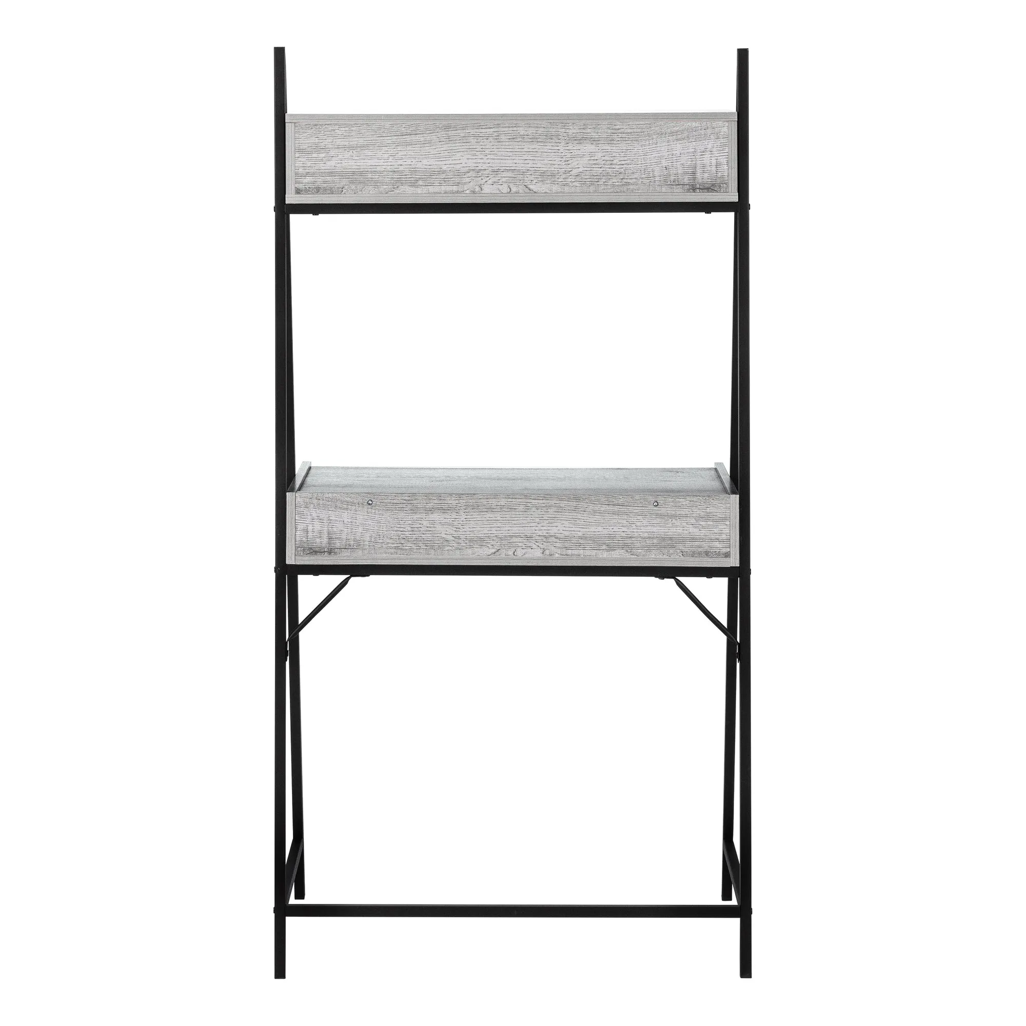 OFFICE SERIES - 32"L / GREY / BLACK METAL