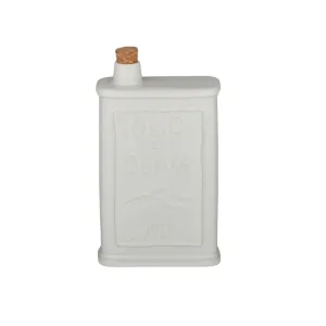 Olio Ceramic Oil Bottle Ivory 18.5cm