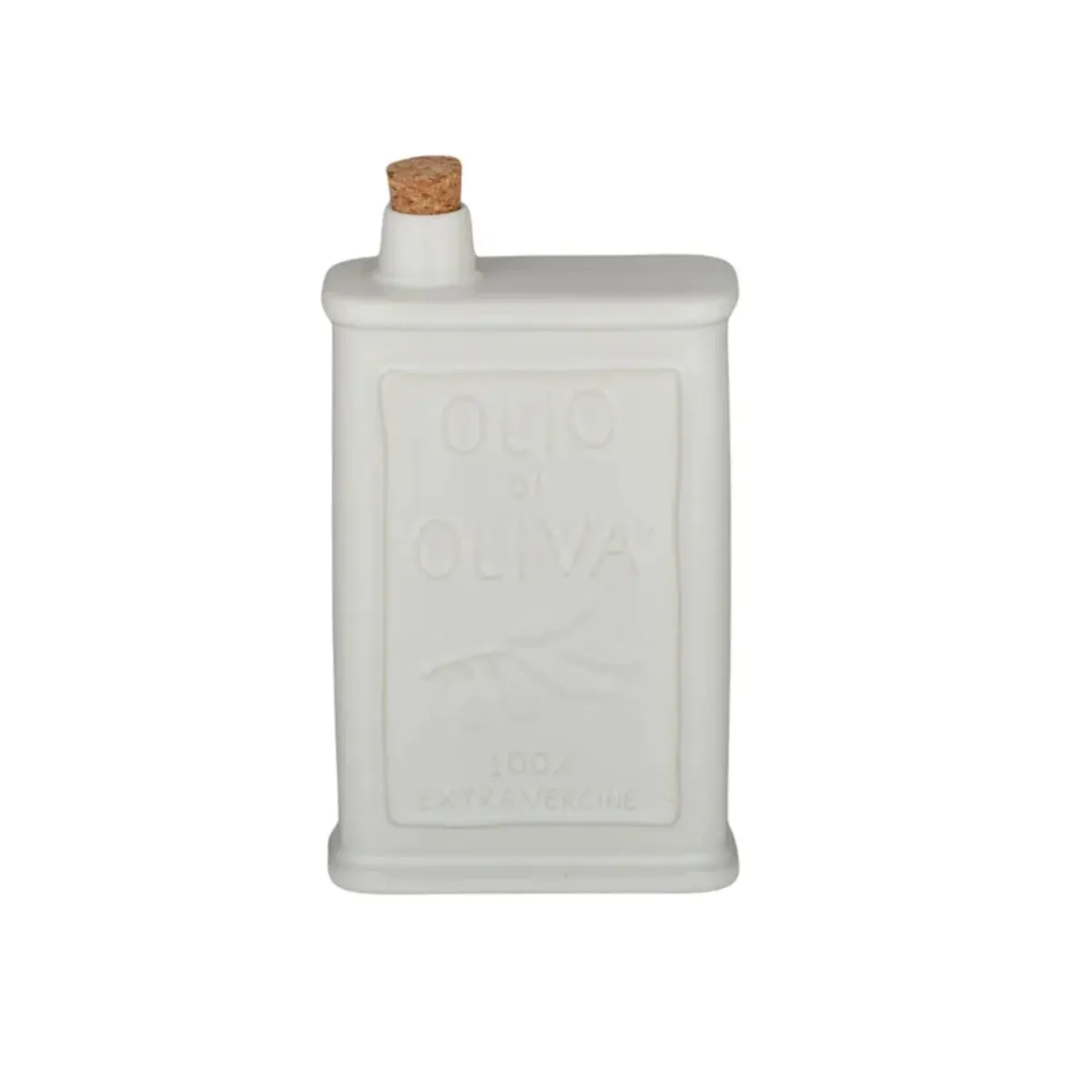 Olio Ceramic Oil Bottle Ivory 18.5cm