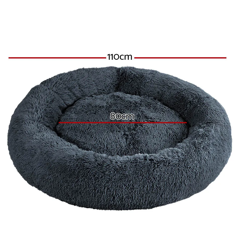 Pet Bed Dog Bed Cat Extra Large 110cm Sleeping Comfy Washable Calming