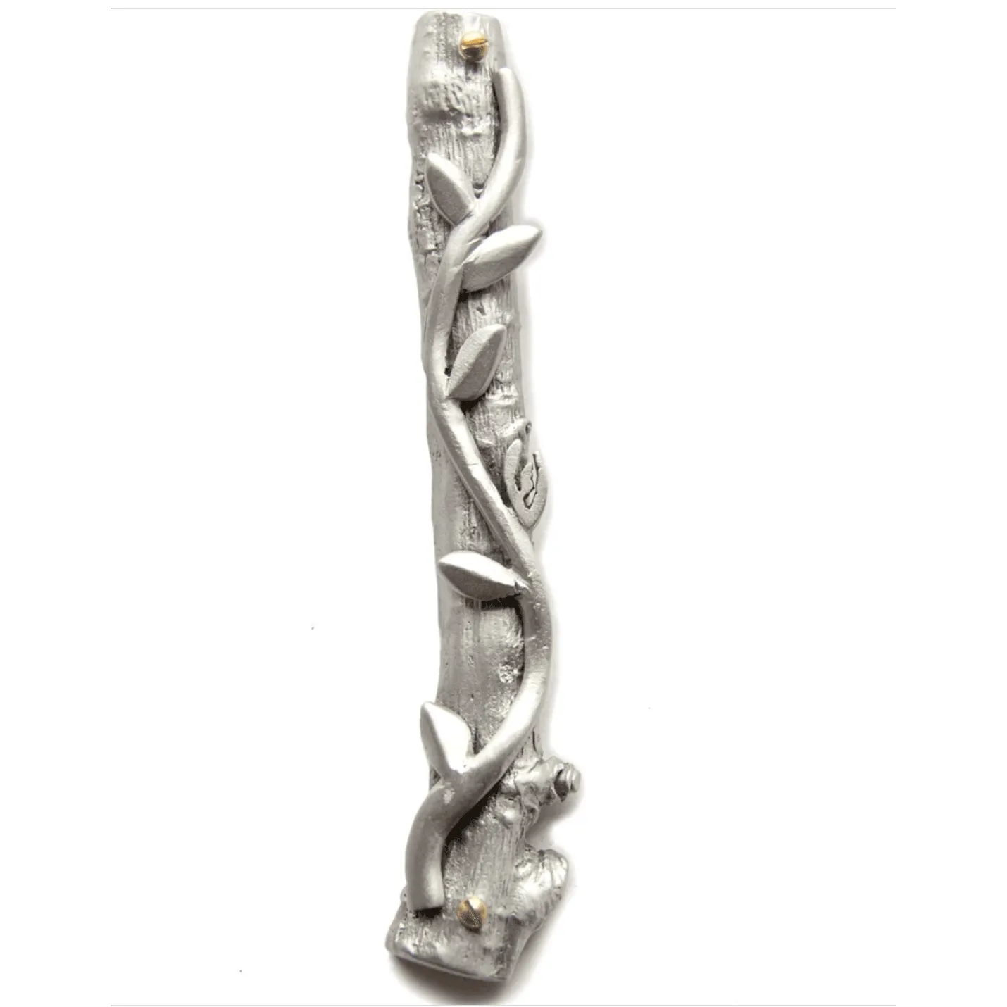 Pewter Vine Mezuzah by Emily Rosenfeld Judaica