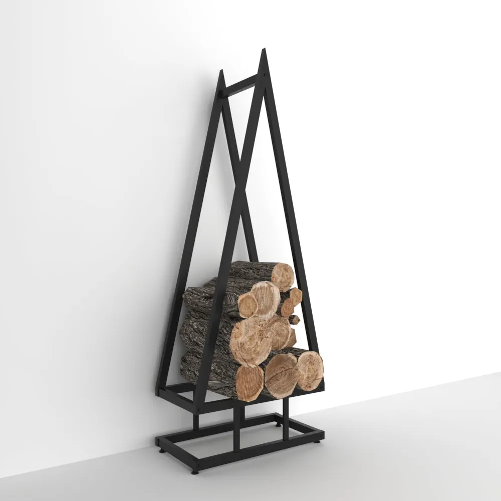 Pine Tree Shaped Firewood Rack