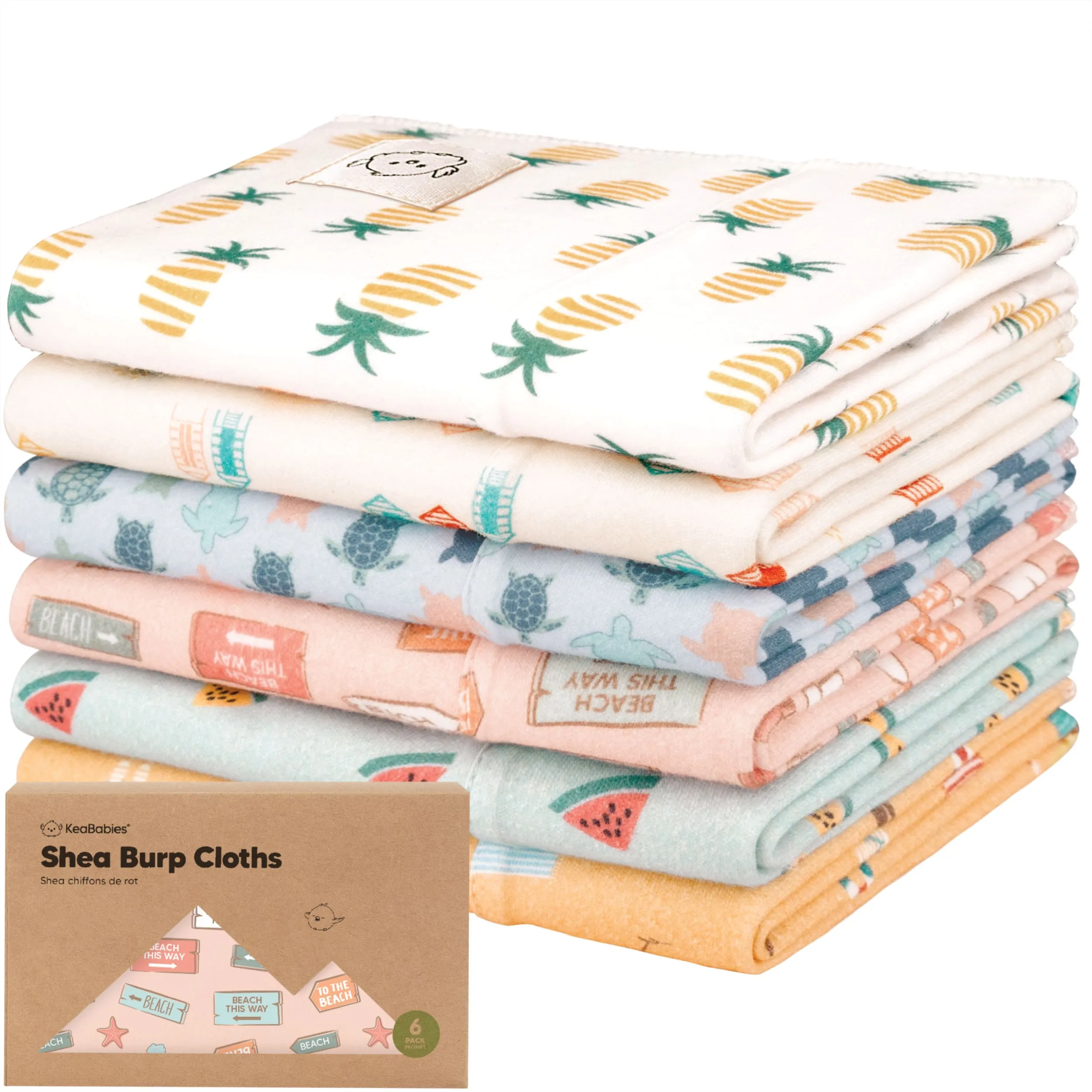 Shea Burp Cloths (Beach Day)