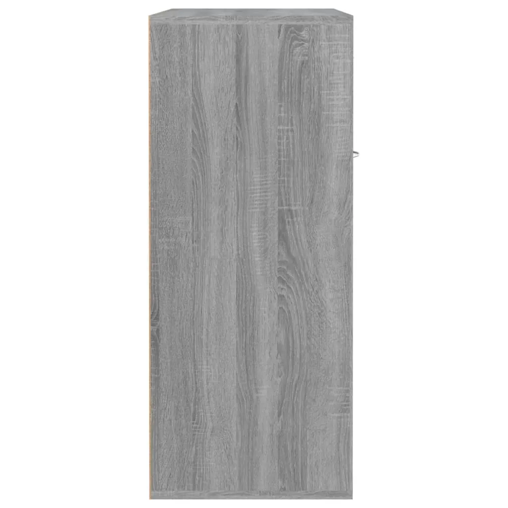 Shoe Cabinet Grey Sonoma 60x35x84 cm Engineered Wood