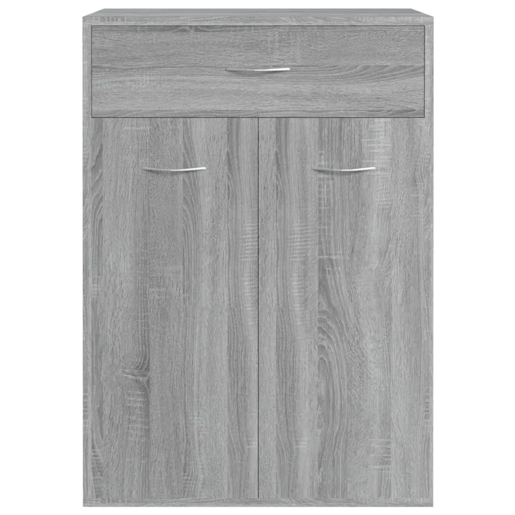 Shoe Cabinet Grey Sonoma 60x35x84 cm Engineered Wood