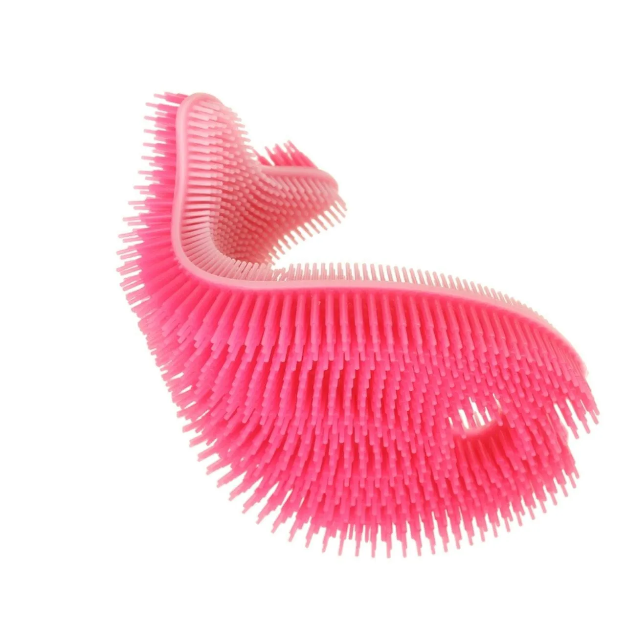 Silicone Fish Bath Scrub - Pink