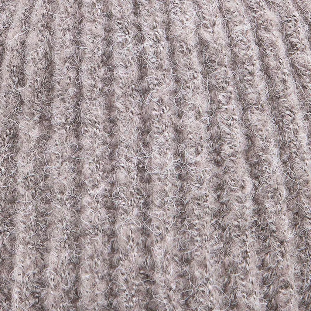 Soft Touch Rib Pom Pom Beanie