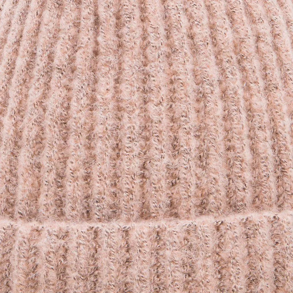 Soft Touch Rib Pom Pom Beanie