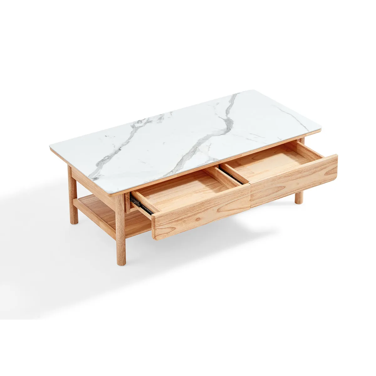 Solid Wood Organic Coffee Table