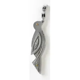 Songbird Mezuzah by Emily Rosenfeld