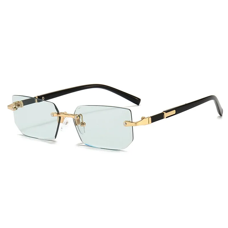 Sophisticated Rimless Square Sunglasses Perfect Gift for All