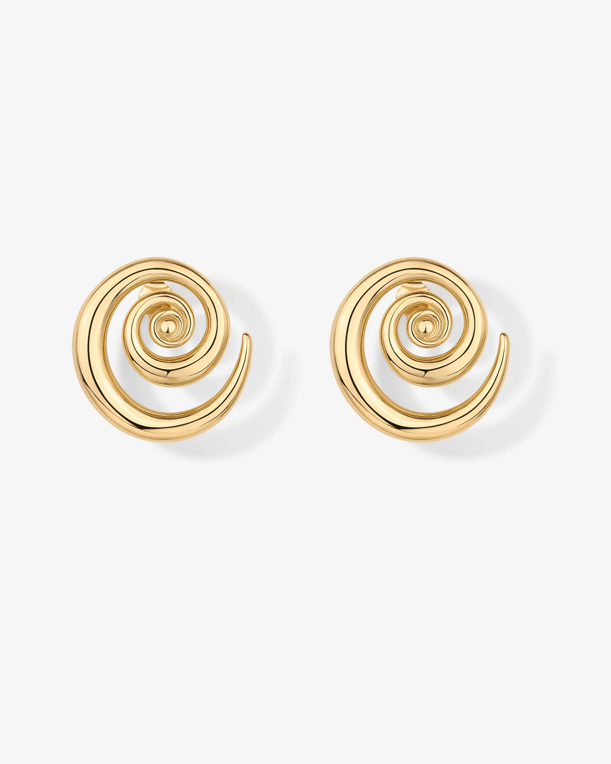 Spiral Stud Earrings