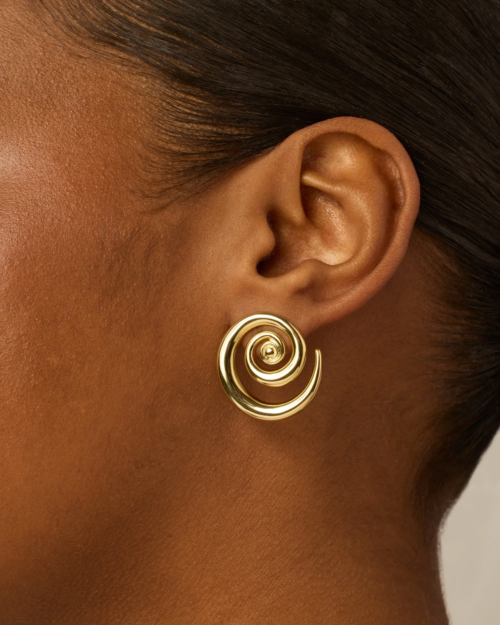 Spiral Stud Earrings