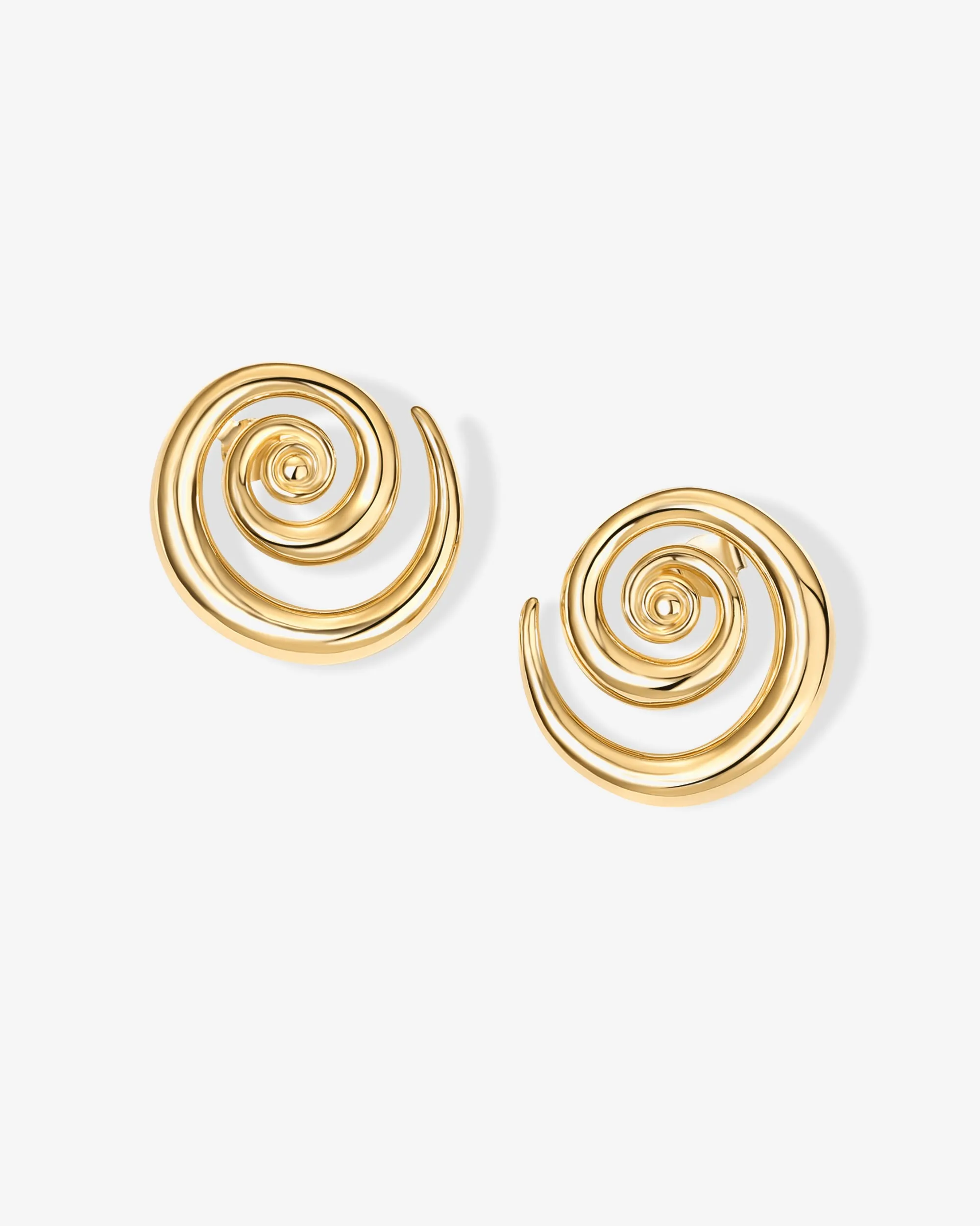 Spiral Stud Earrings