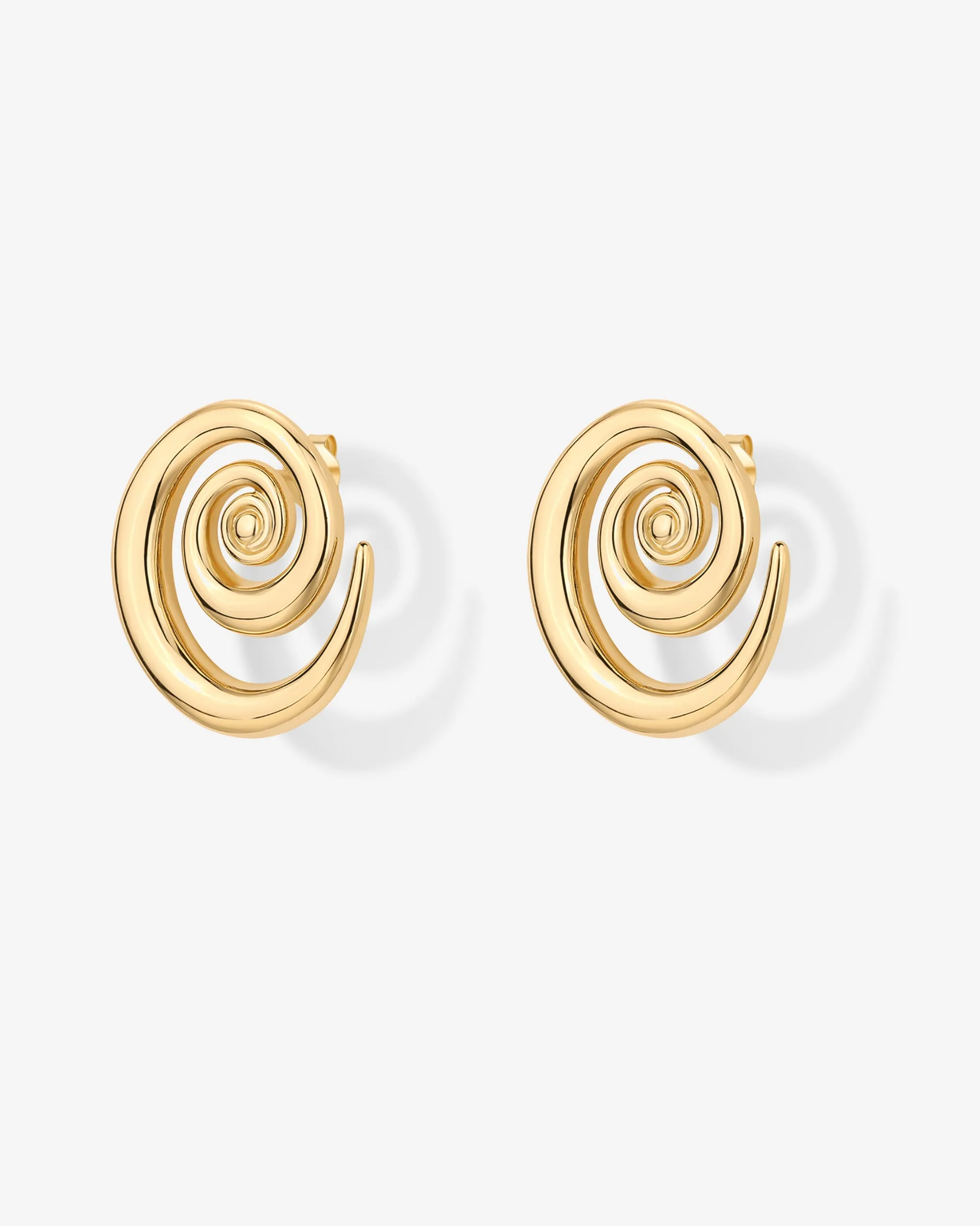 Spiral Stud Earrings