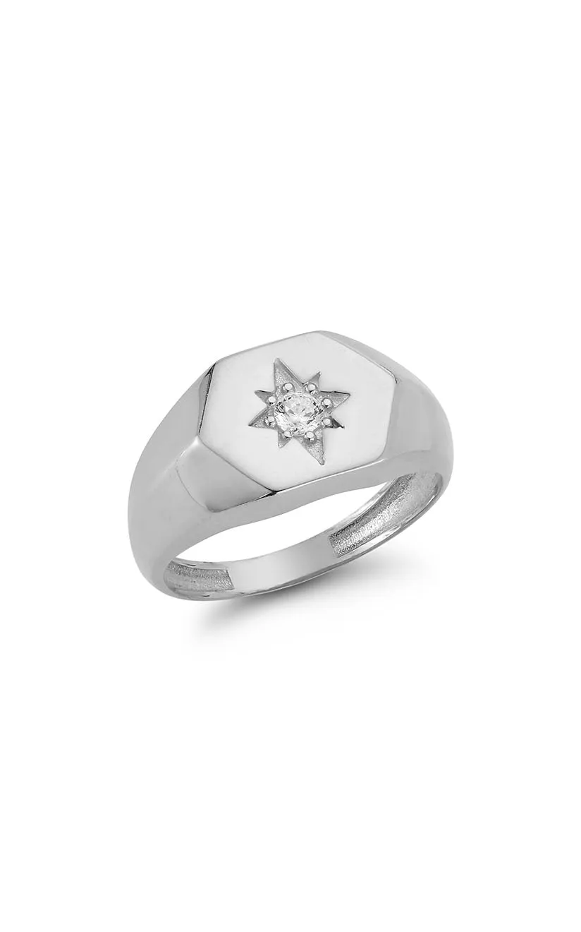 Star Signet Ring