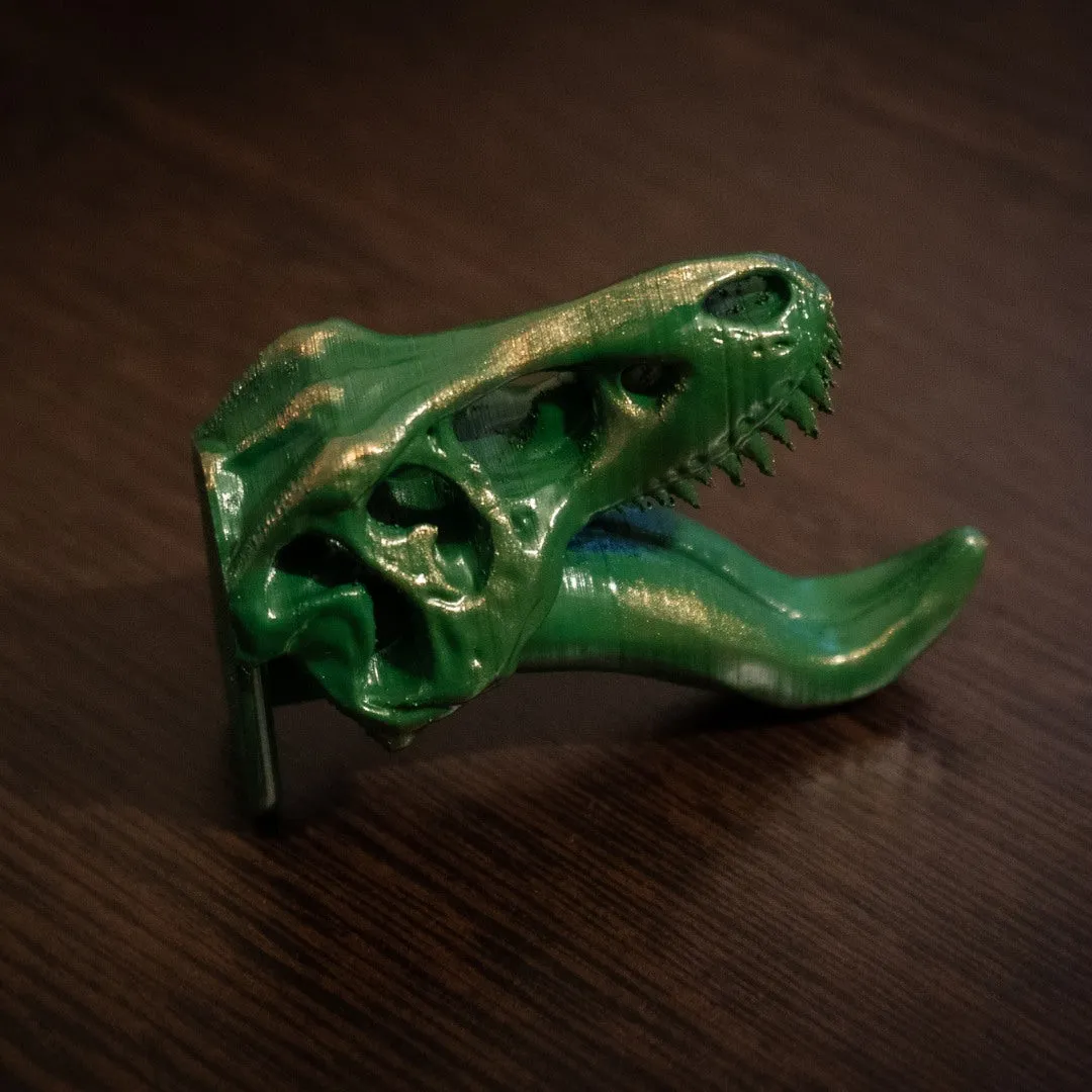 T-Rex Towel Hook - 3D Printed Dinosaur Bathroom Accessory