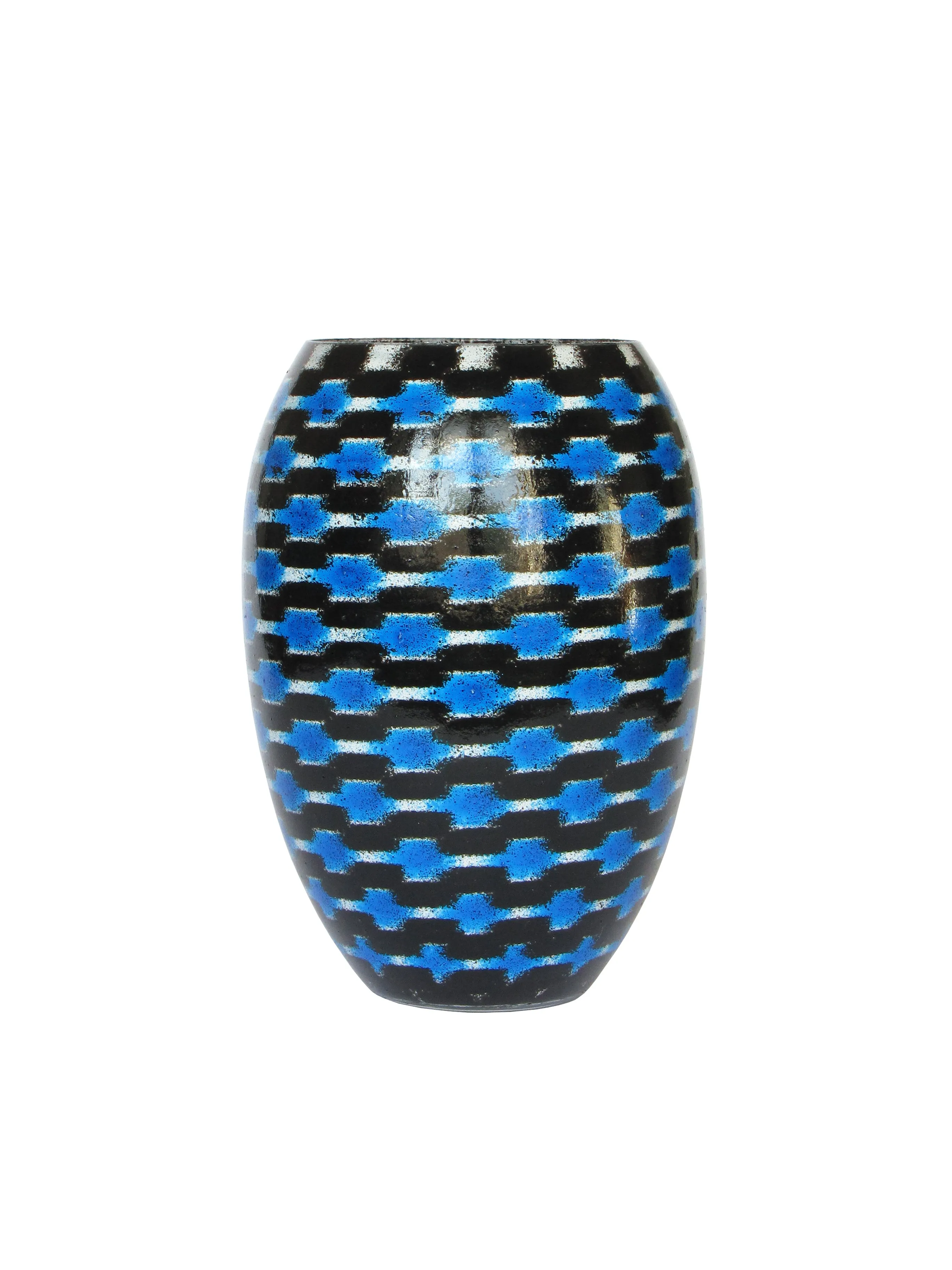 TELEPORT Barrel MED, Blue-Black & White, 18 cm / 7,1”