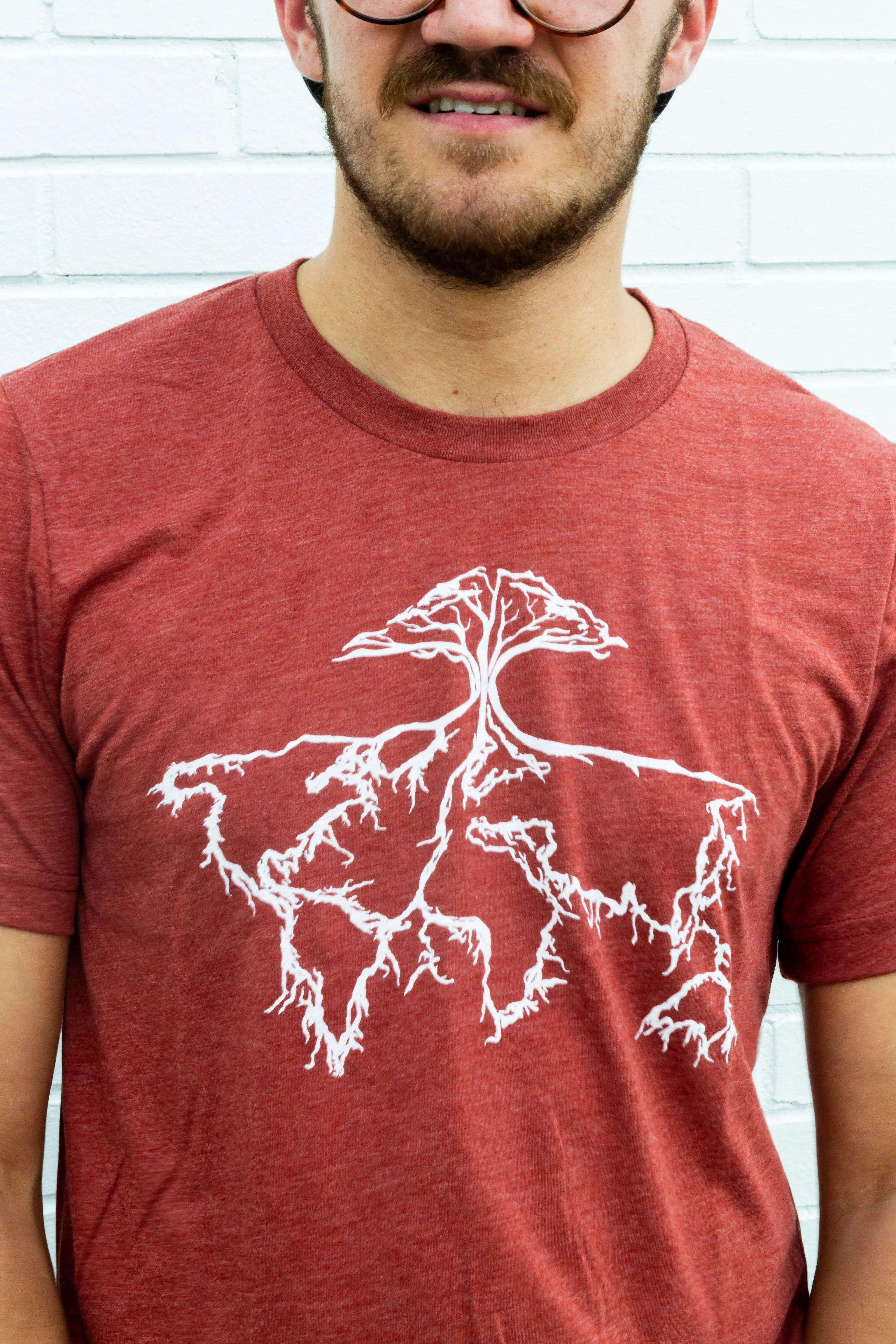 The Rooted Short Sleeve Crew Cut Tee