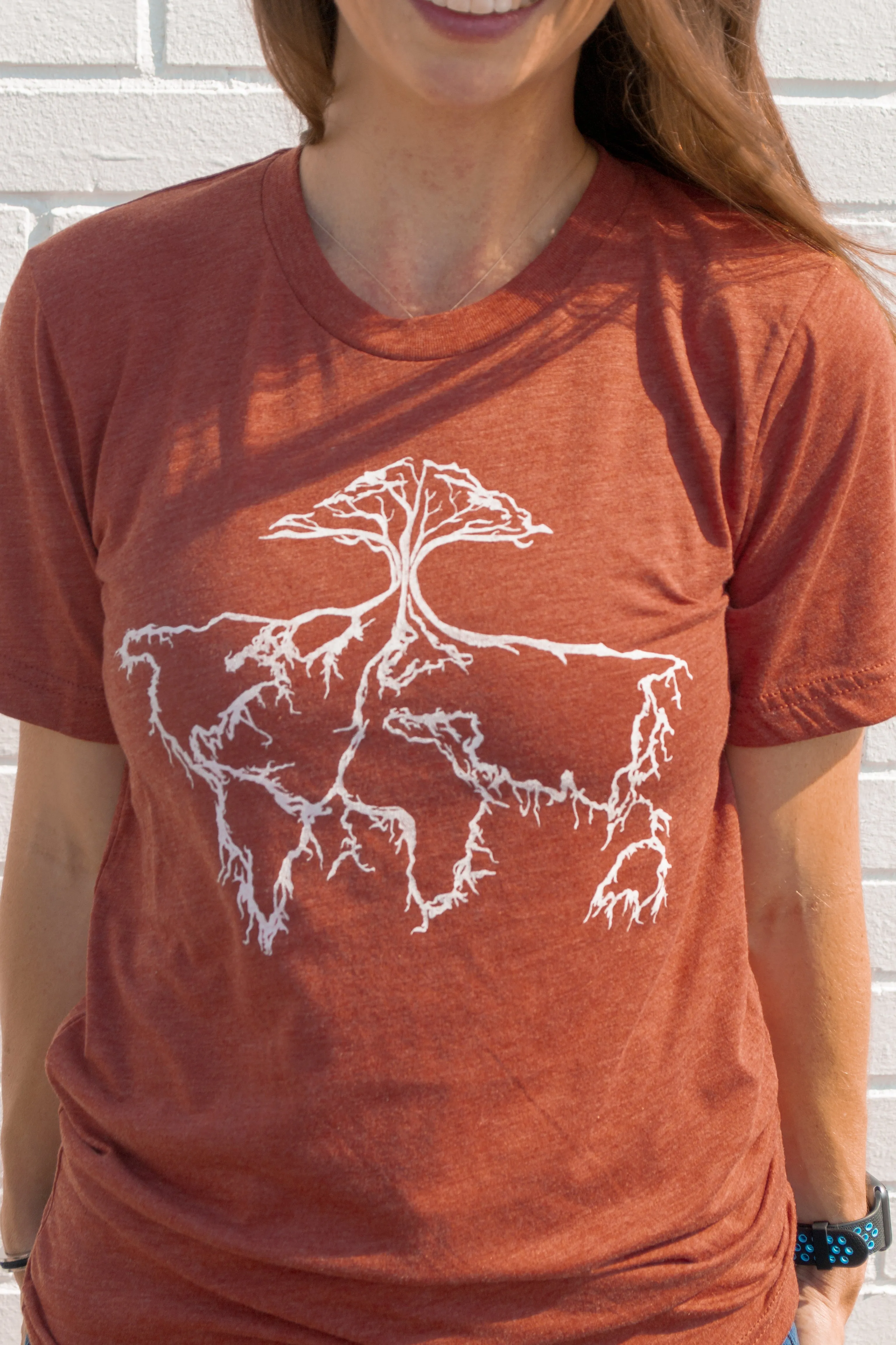 The Rooted Short Sleeve Crew Cut Tee