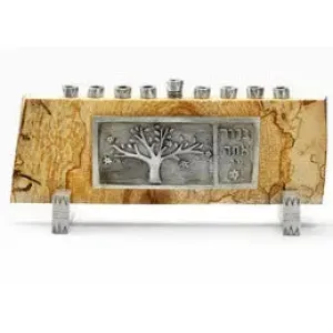 Tree Menorah by Emily Rosenfeld