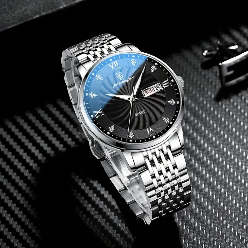 Trendy Waterproof Wrist Watch Ideal Luxury Gift for Men