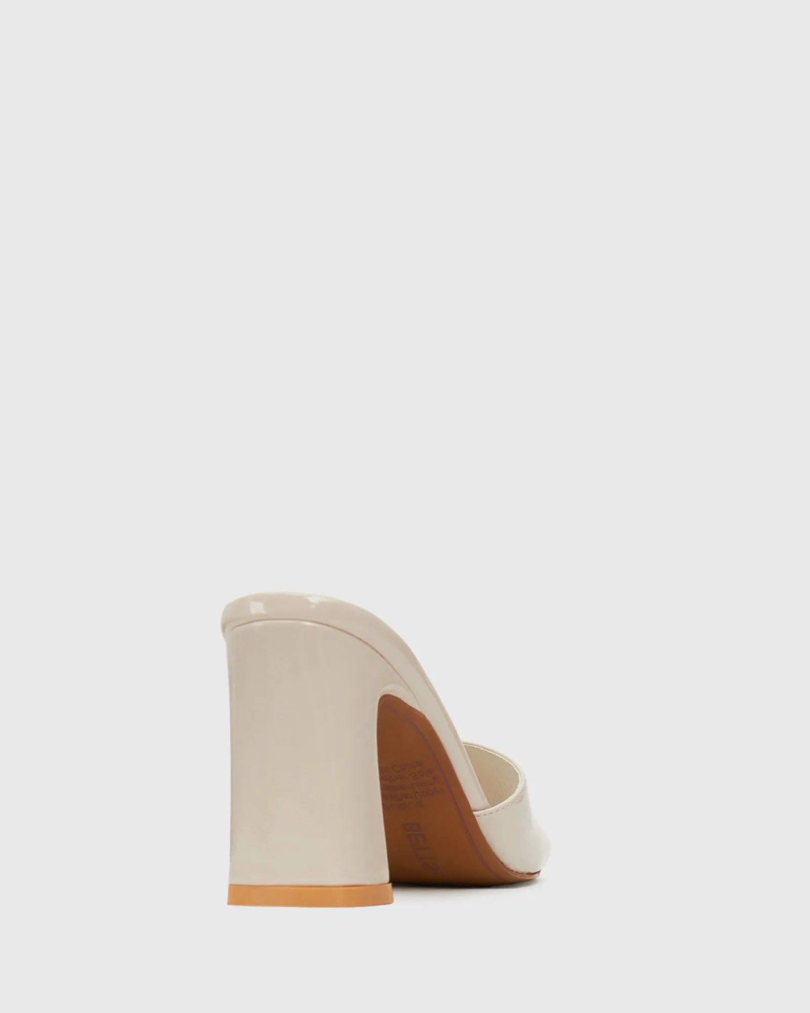 UNIQUE Square Toe Heeled Mules