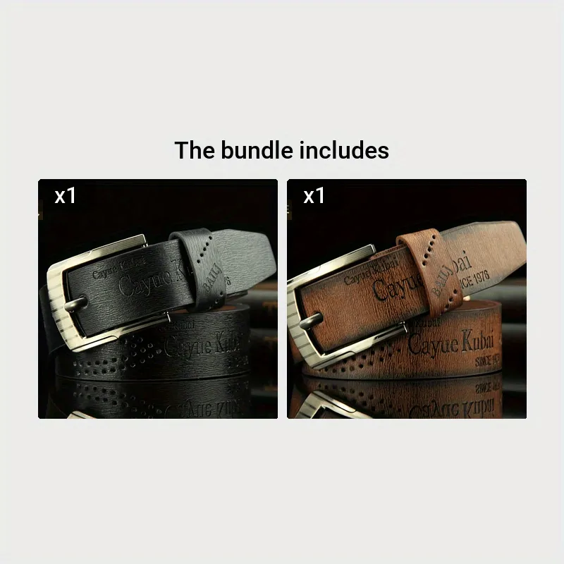 Versatile Mens Belt Perfect Gift for Trendy Business Attire