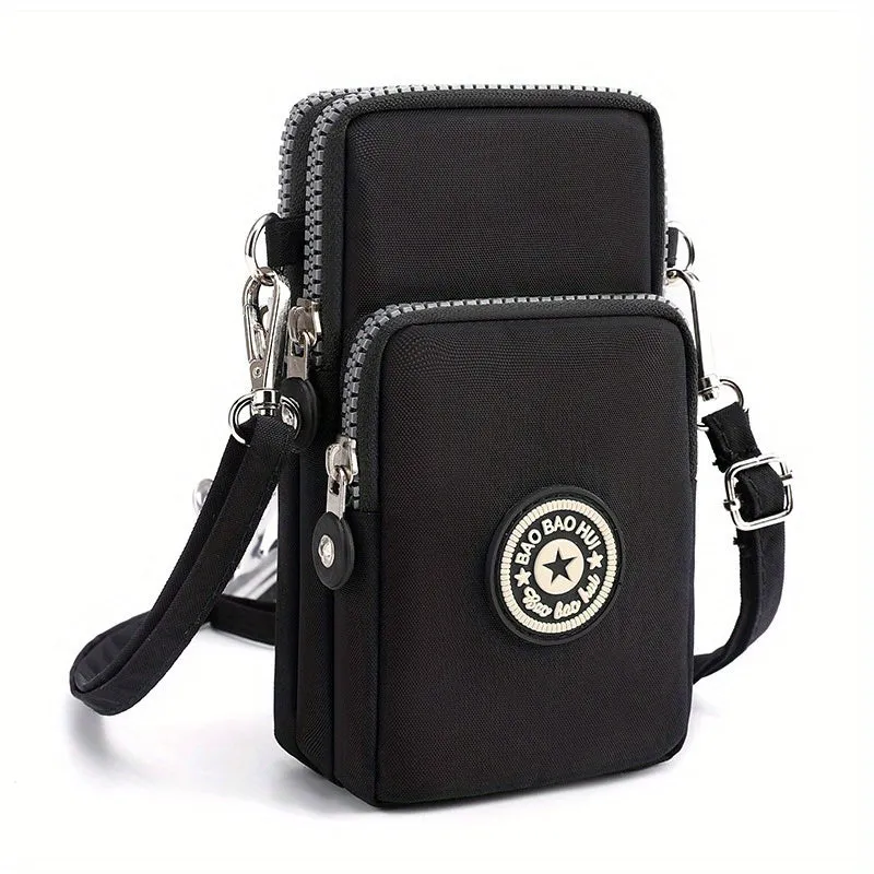 Versatile Sport Wallet and Bag Combo with Retro Keychain