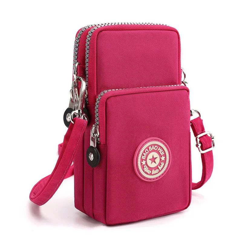 Versatile Sport Wallet and Bag Combo with Retro Keychain