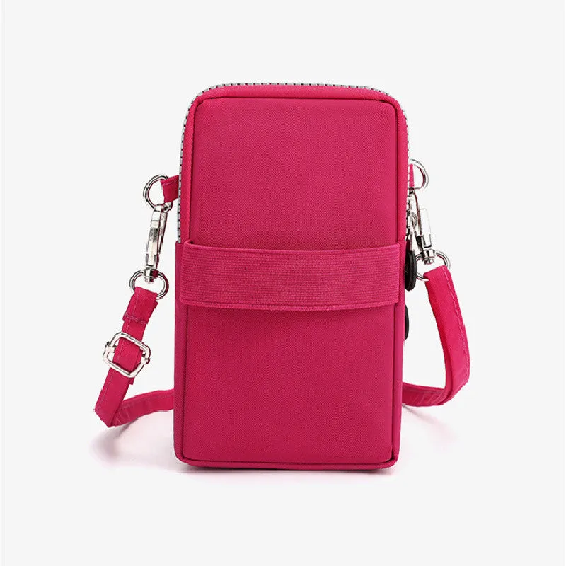 Versatile Sport Wallet and Bag Combo with Retro Keychain