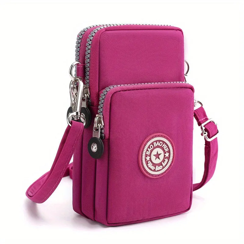 Versatile Sport Wallet and Bag Combo with Retro Keychain