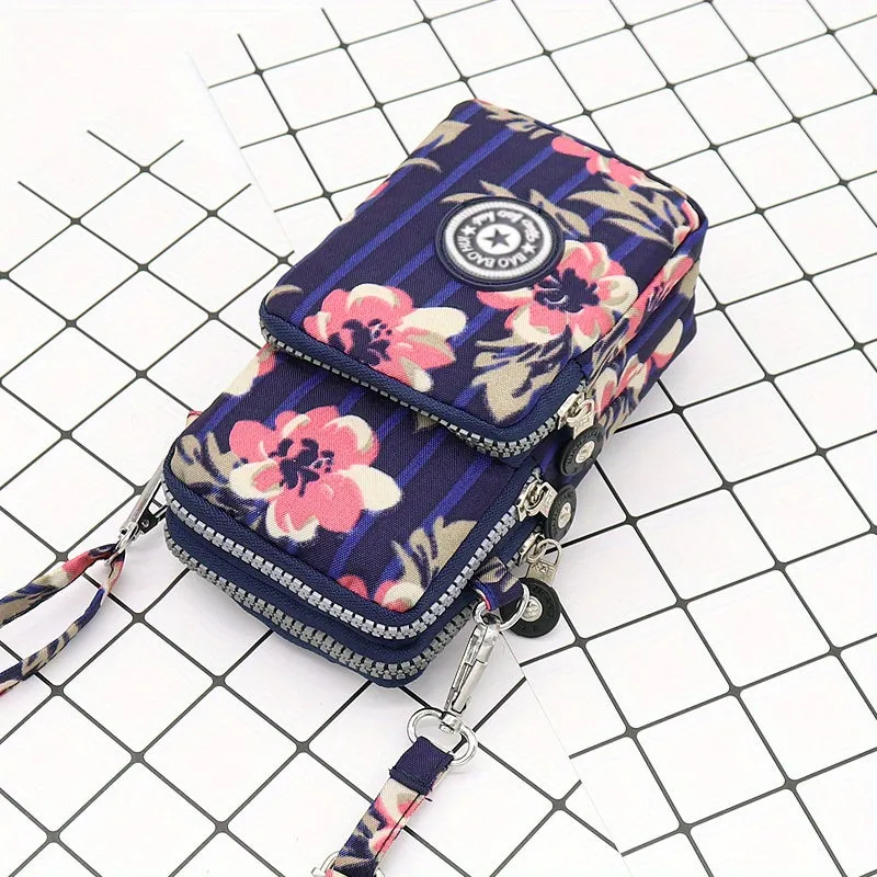 Versatile Sport Wallet and Bag Combo with Retro Keychain