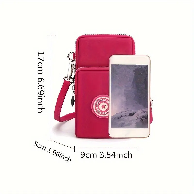 Versatile Sport Wallet and Bag Combo with Retro Keychain